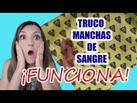 Como quitar manchas de sangria en la ropa
