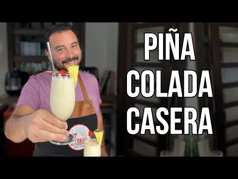 La piña colada lleva leche