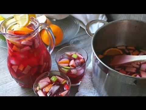 Como hacer una rica sangria