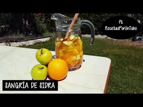 Cómo se hace la sangría de sidra