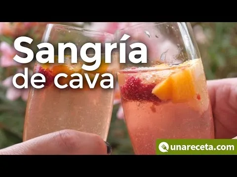 Sangria de cava rosado